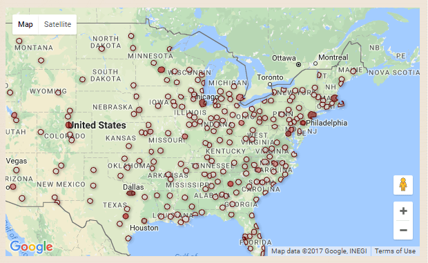 talent density map