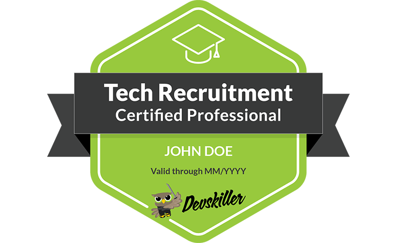 Tech recruitment certification id usefull for hring technical recruiters