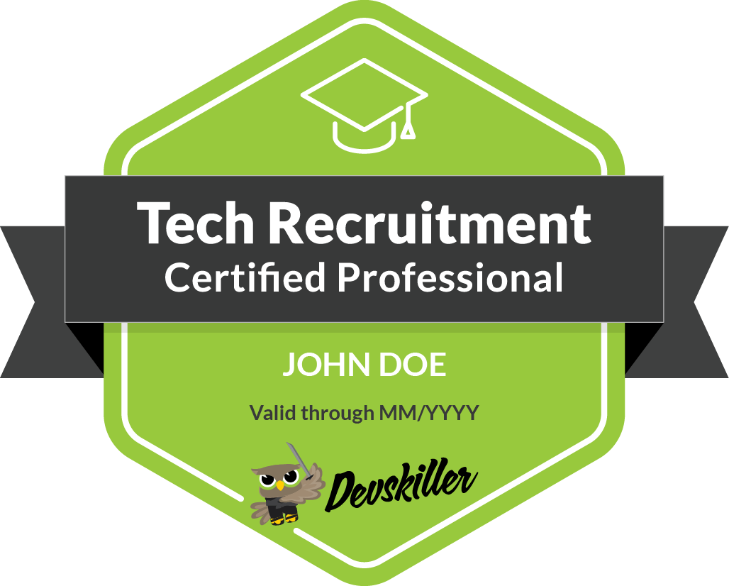 Introducing DevSkiller Tech Recruitment Certification Course DevSkiller