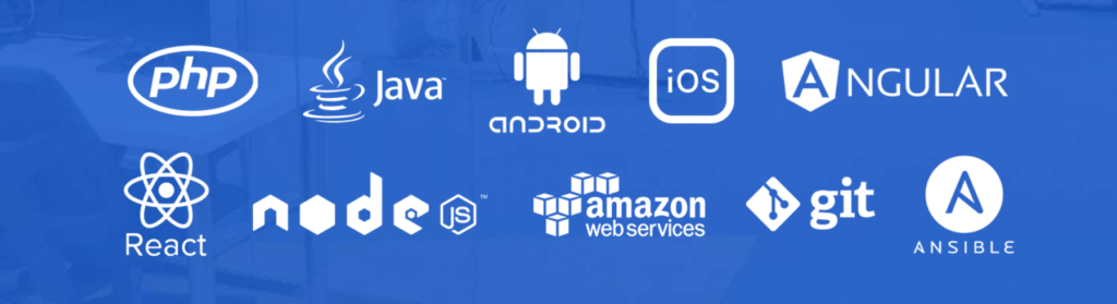 tech stack communicated on the careers page