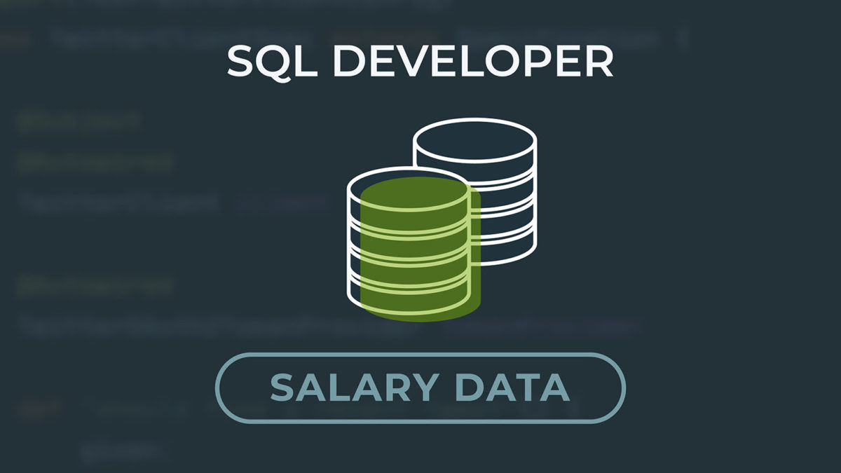 Full SQL developer salary data
