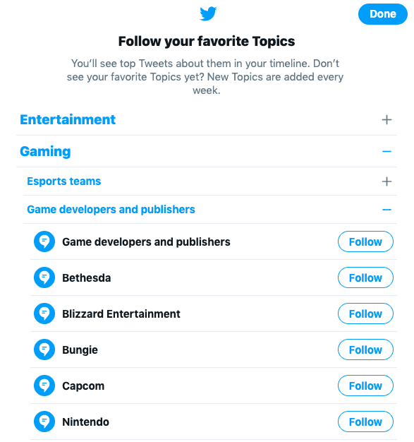 Social recruiting Follow topics on Twitter2