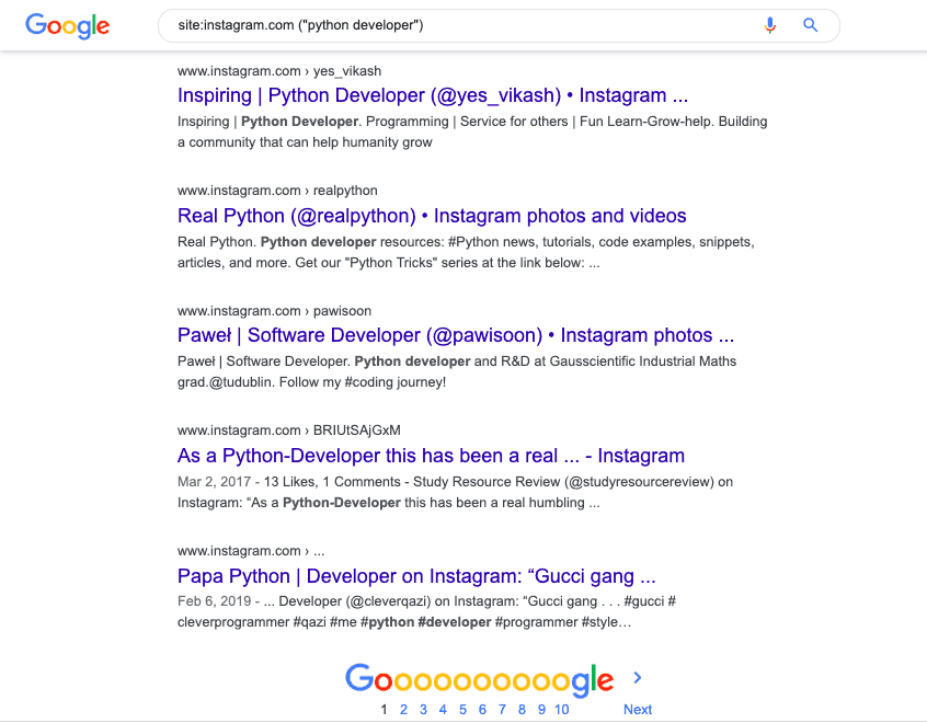 Social recruiting Use Google Search to find the right people to reach out to
