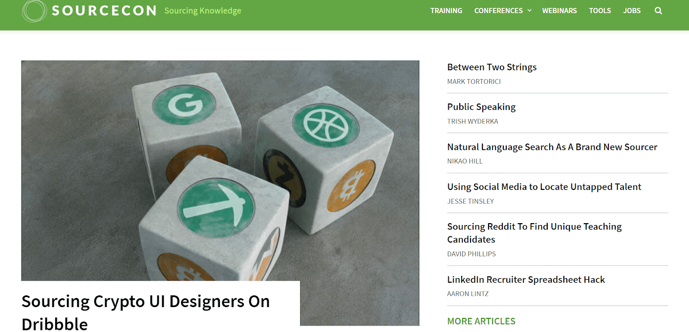 Recruitment blogs to follow ERE MEDIA: SourceCON