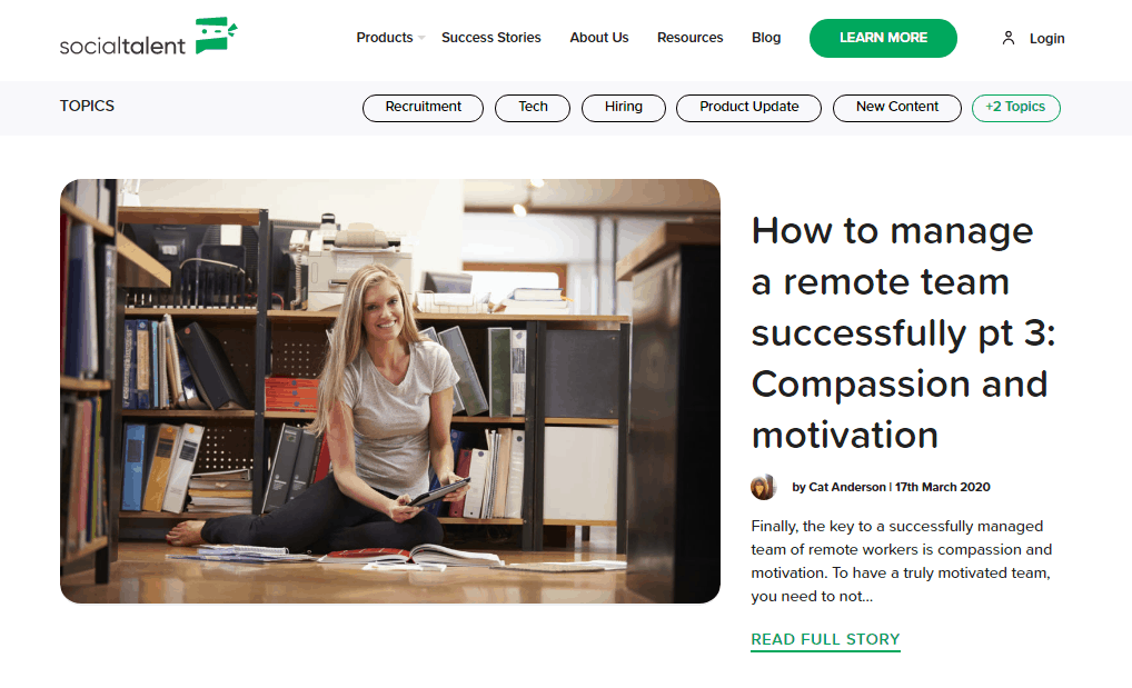 Recruitment blogs to follow Social Talent blog