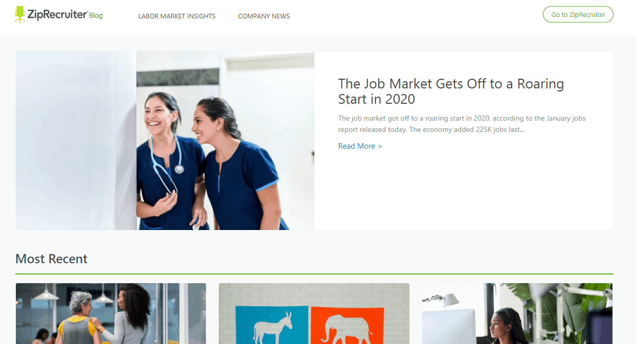 Recruitment blogs to follow ZipRecruiter blog