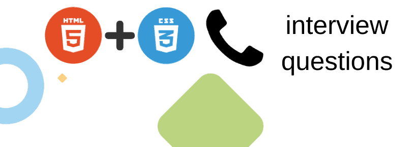 HTML/CSS interview questions and answers