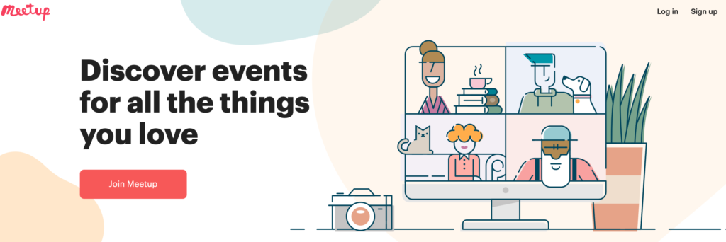 Sourcing tools: Meetup