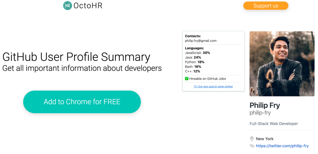 Sourcing tools: OctoHR