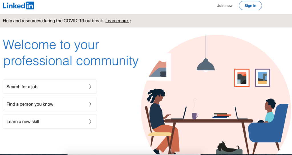 Sourcing tools: LinkedIn