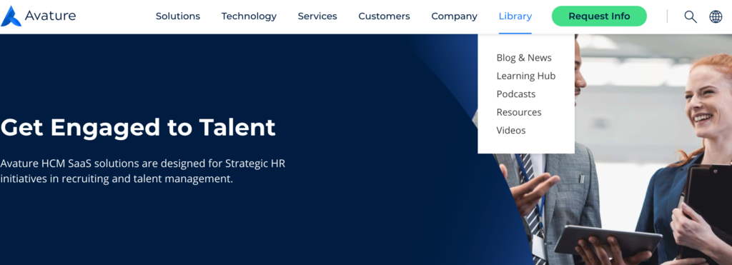 Sourcing tools: Avature