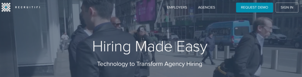 Sourcing tools: Recruitifi