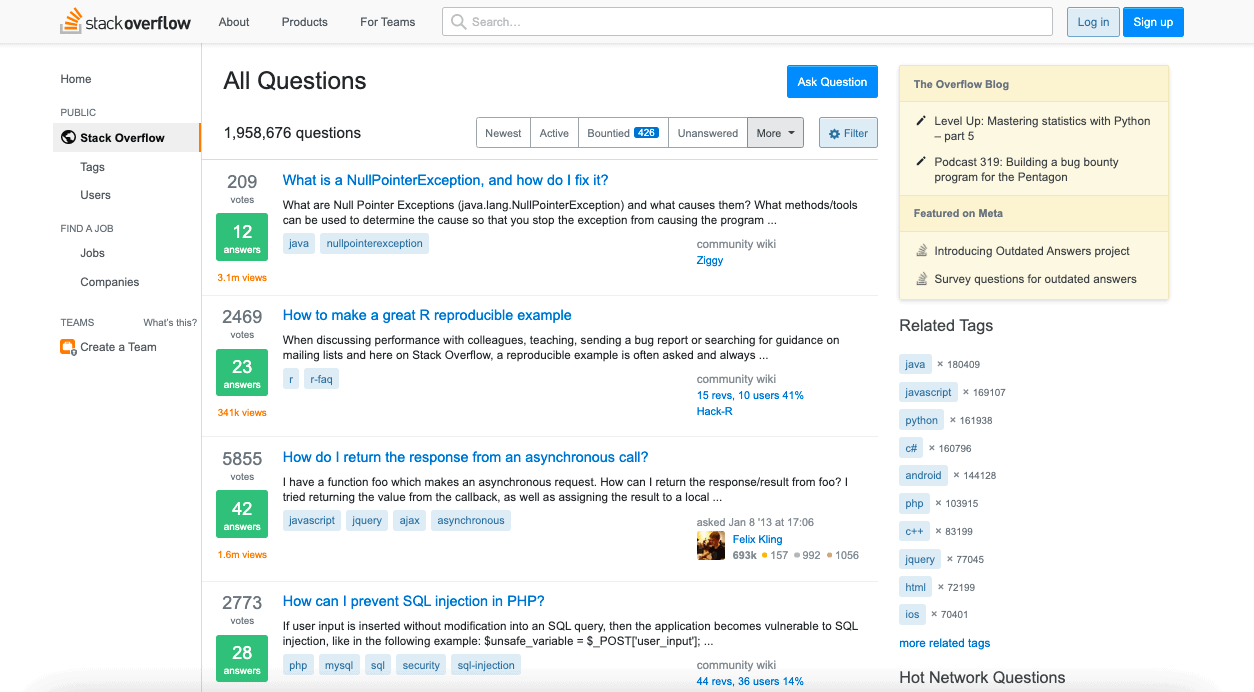 How to source developers on Stack Overflow