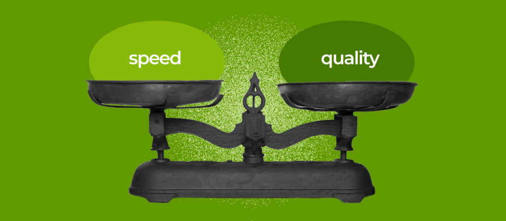 Balancing speed and quality in hiring
